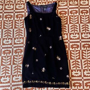 Vintage Ann Taylor Purple Silk Blend Dress